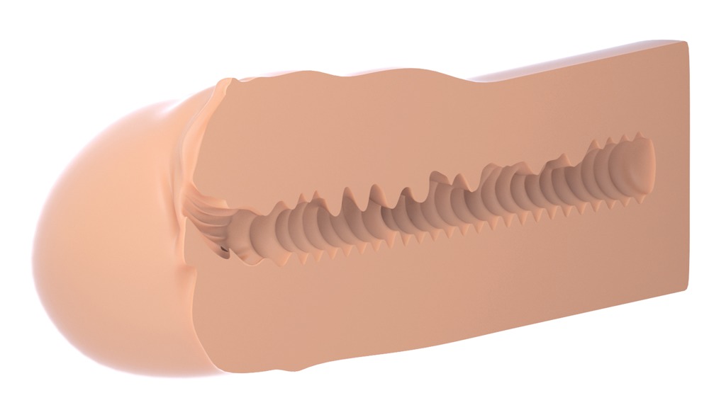 Masturbator Mega Stroker, Fanta Flesh, Natural, 16.3 cm, #5, Erotic24.ro