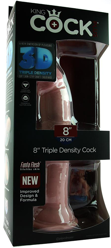 Dildo Tripla Densitate King Cock 24 cm, Nr. 5, Erotic24.ro