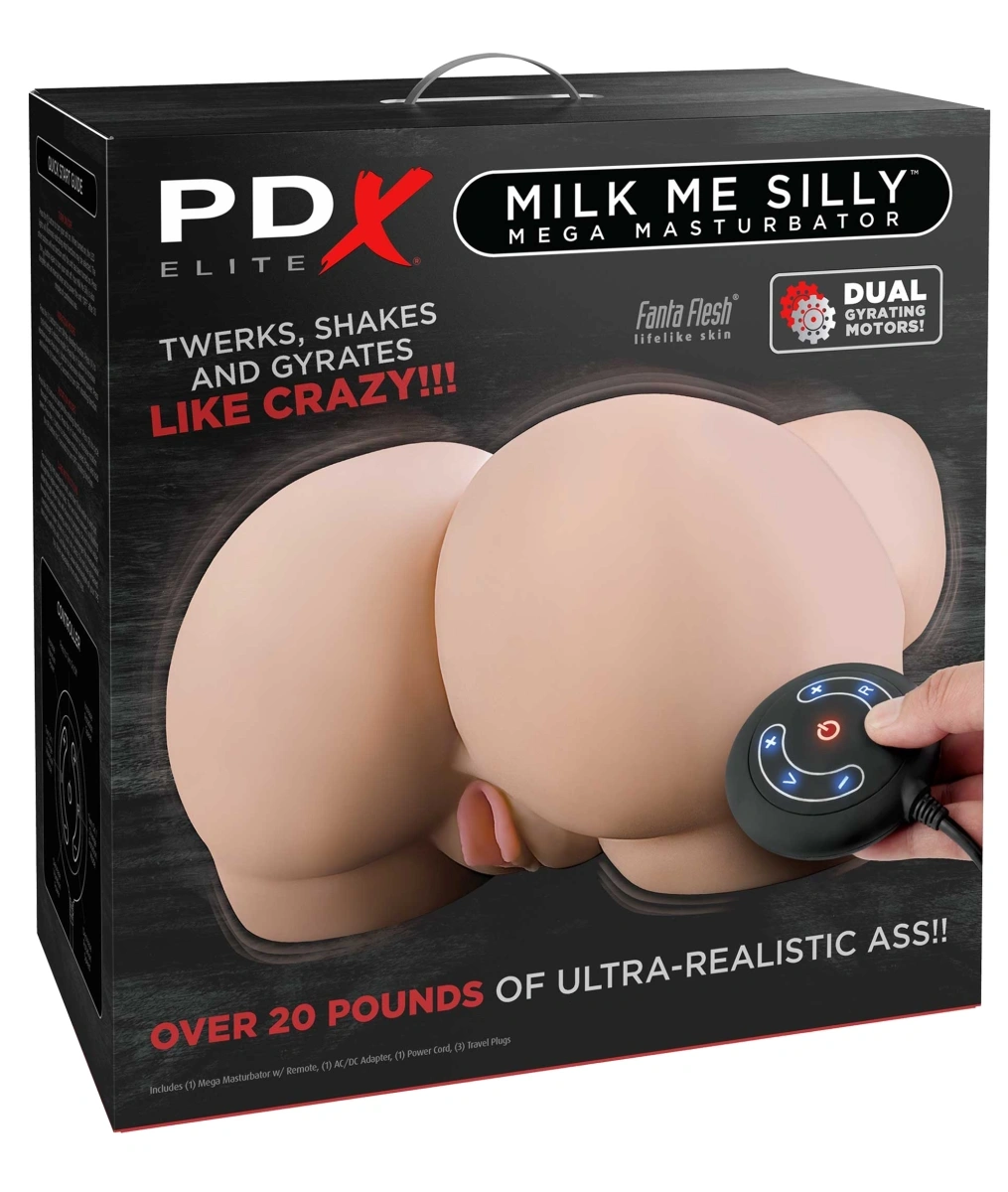 Masturbator Milk Me Silly, 2 Motoare Rotative, TPE, Natural, 11.1 kg, #7, Erotic24.ro