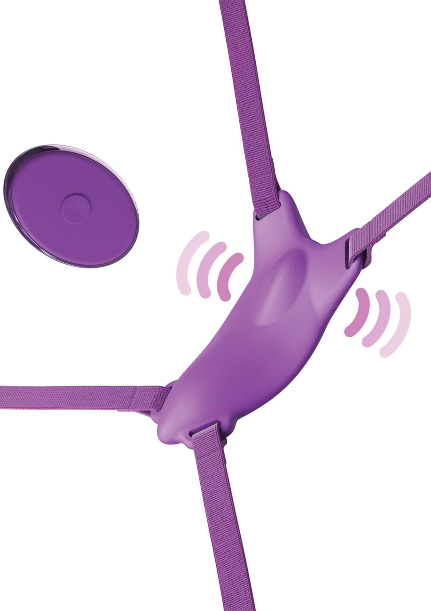 Stimulator Ultimate Butterfly Strap-On, Remote Control, 10 Moduri Vibratii, Silicon, USB, Mov, #4, Erotic24.ro