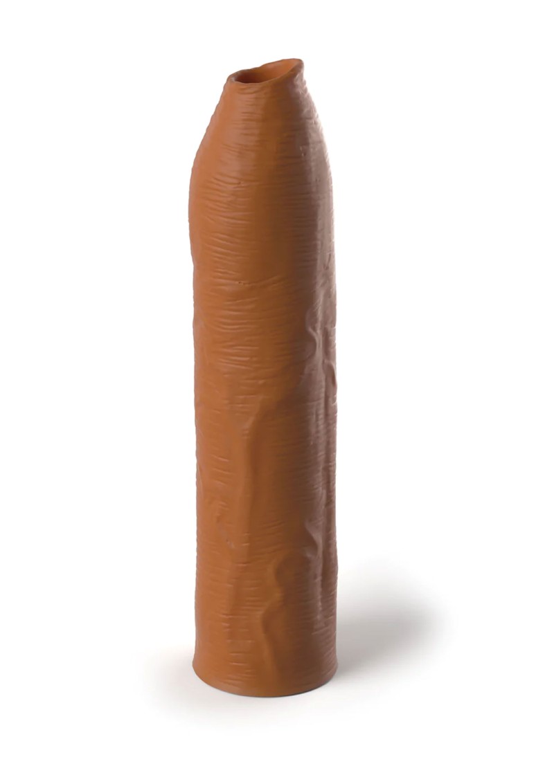 Prelungitor Penis Uncut Fantasy X-Tensions Elite, Silicon, Maro, 17.8 cm