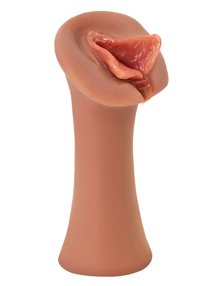 Masturbator Luscious Lips, Fanta Flesh, Autolubrifiant, Maro, 14 cm, #3, Erotic24.ro