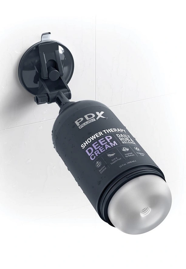 Masturbator Shower Therapy Deep Cream, Fanta Flesh, Transparent, 20.7 cm, #2, Erotic24.ro