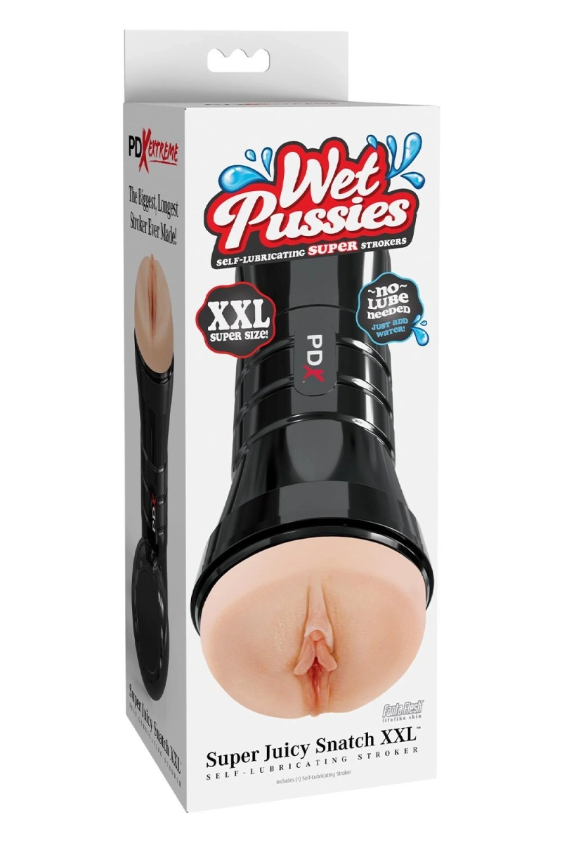 Masturbator Super Juicy Snatch XXL Wet Pussies, Natural, 26 cm, #6, Erotic24.ro