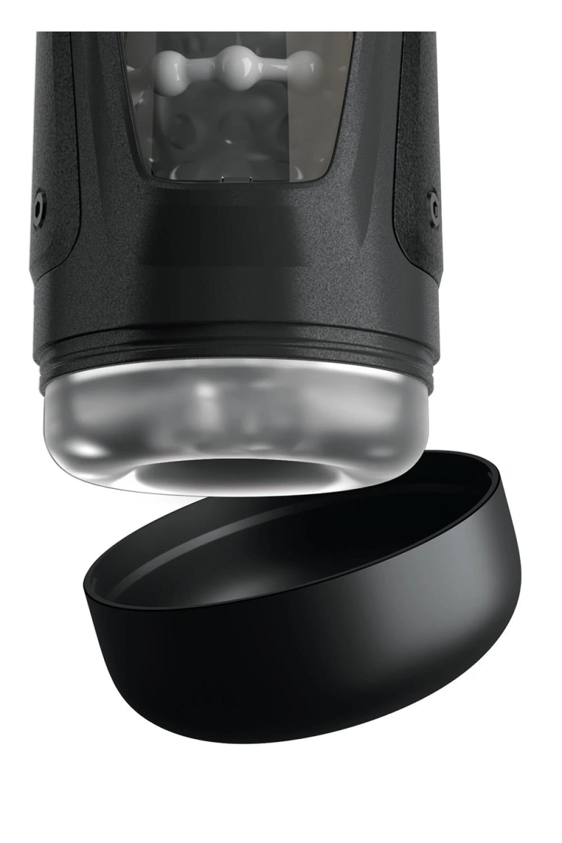 Masturbator Moto-Bator Pro, 5 Moduri Vibratii, 5 Moduri Impingere, 2 Nivele Incalzire, Negru, 26.5 cm, #4, Erotic24.ro