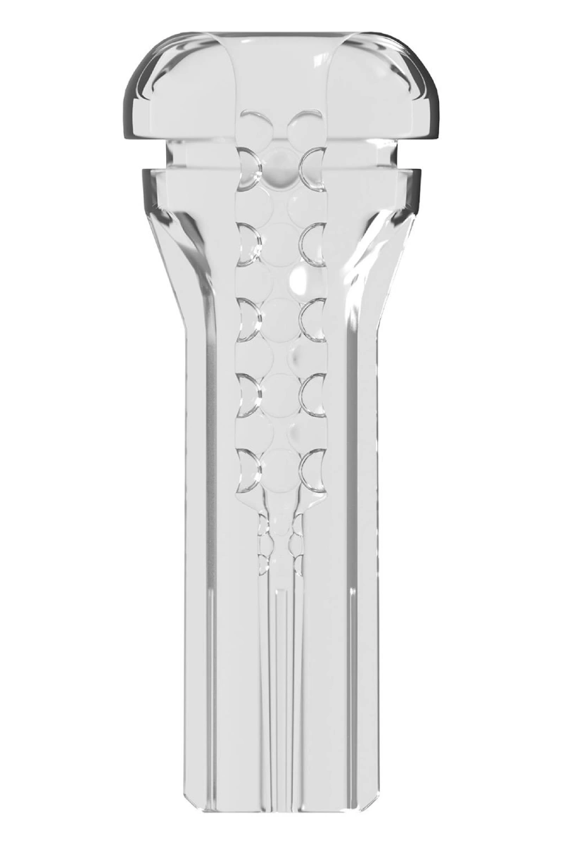 Masturbator ViewTube Plus See-Thru Ez-Grip, Transparent, 21 cm, #3, Erotic24.ro