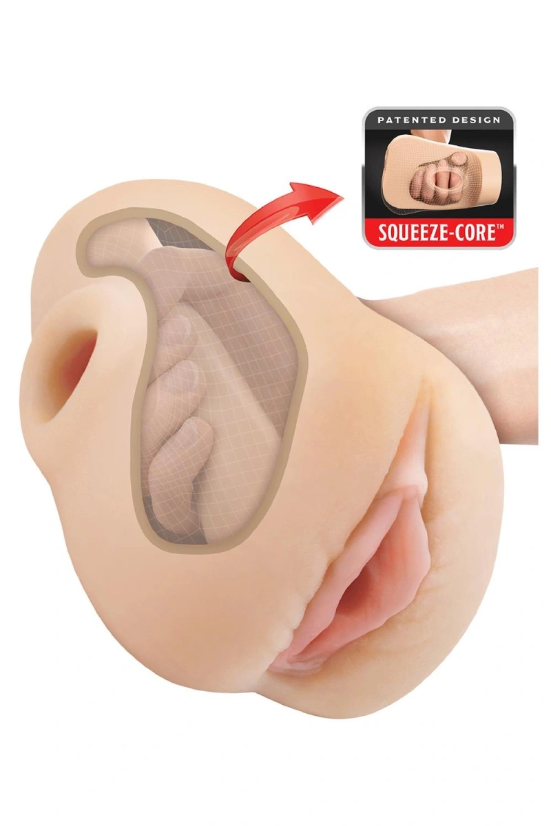 Masturbator Pussy Pounder Squeeze, Material Fanta Flesh, Natural, 1.3 kg