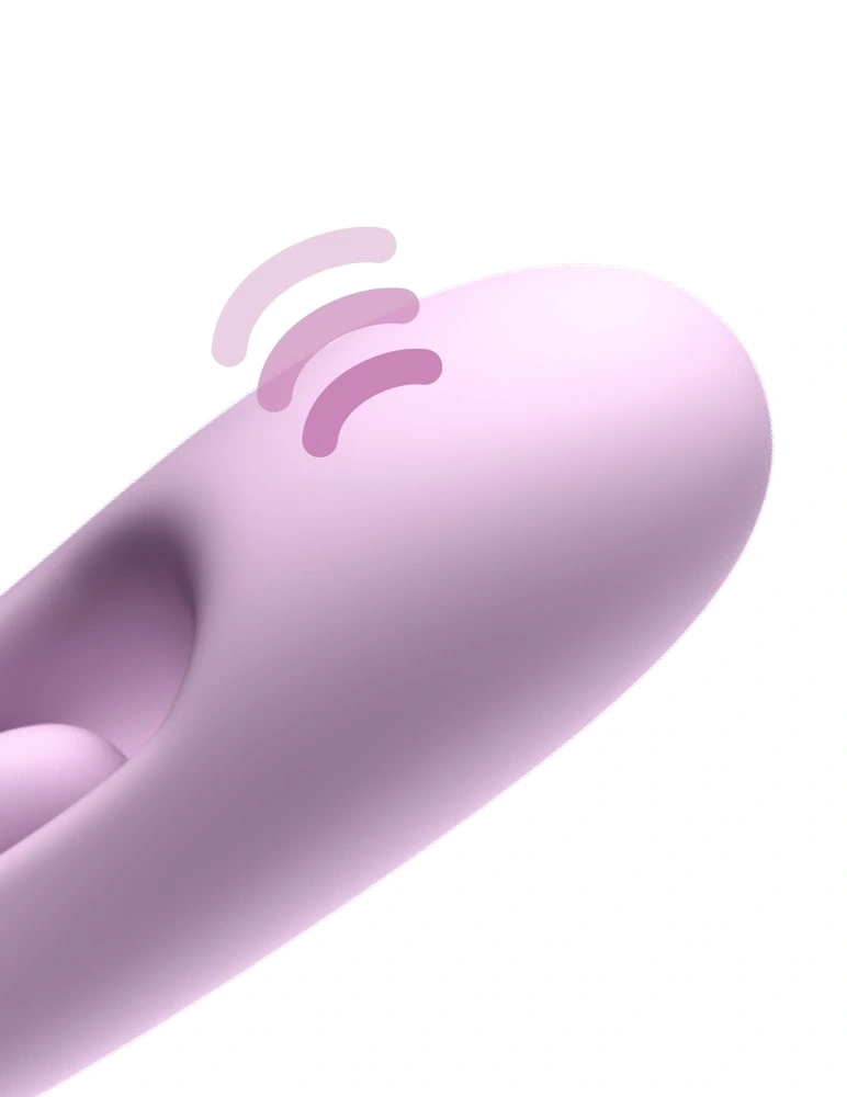 Vibrator Rabbit G-Touch Pulse Pro, 3 Motoare Puternice, Functii Multiple, Silicon, USB Magnetic, Lila, 23.4 cm, #3, Erotic24.ro