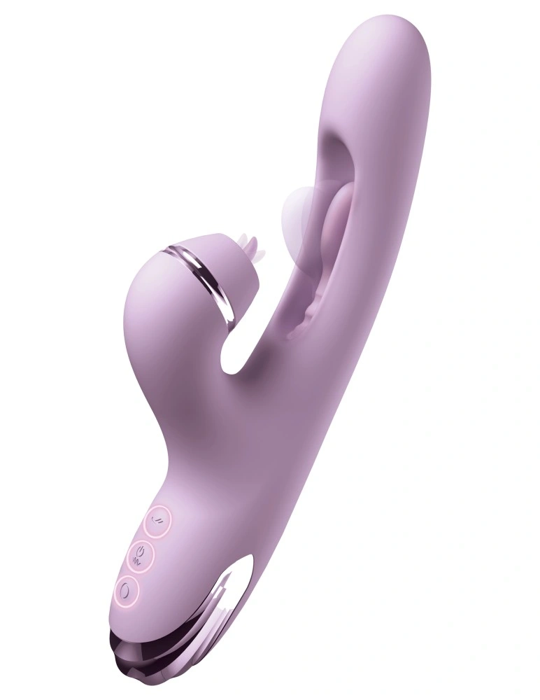 Vibrator Rabbit G-Touch Pulse Pro, 3 Motoare Puternice, Functii Multiple, Silicon, USB Magnetic, Lila, 23.4 cm, #1, Erotic24.ro