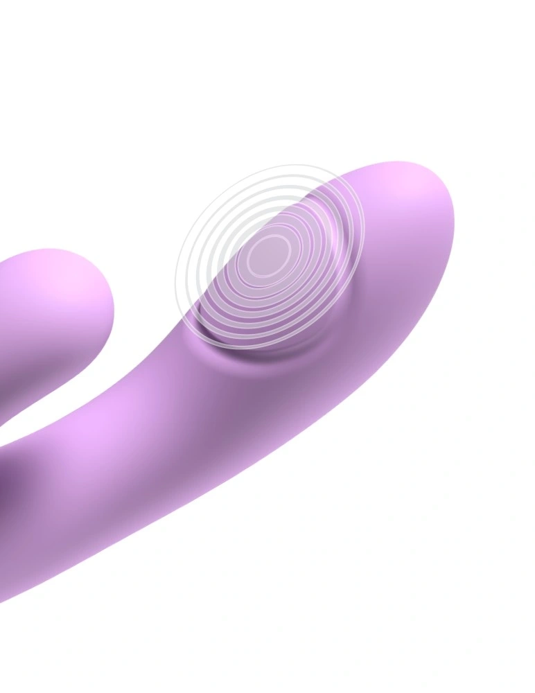 Vibrator Rabbit intiMotion Flutter Pro, 4 Motoare Puternice, Functii Multiple, Silicon, USB Magnetic, Silicon, Mov, 20.6 cm, #3, Erotic24.ro