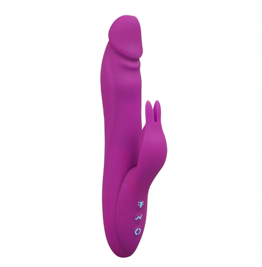Vibrator Booster Rabbit FemmeFunn, 7 Moduri Vibratii, 3 Moduri Rotatii, Silicon Premium, USB, Mov, 21.6 cm, #1, Erotic24.ro