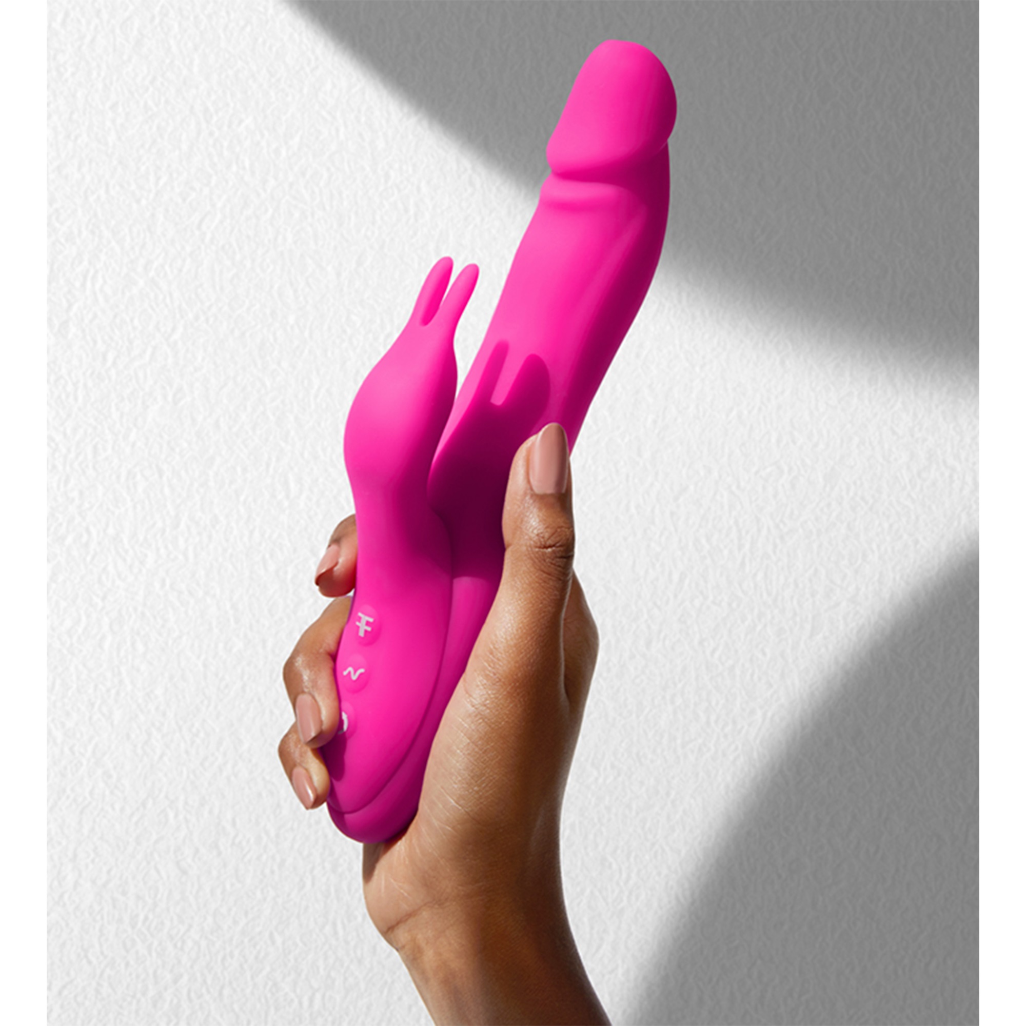 Vibrator Booster Rabbit FemmeFunn, 7 Moduri Vibratii, 3 Moduri Rotatii, Silicon Premium, USB, Roz, 21.6 cm, #6, Erotic24.ro