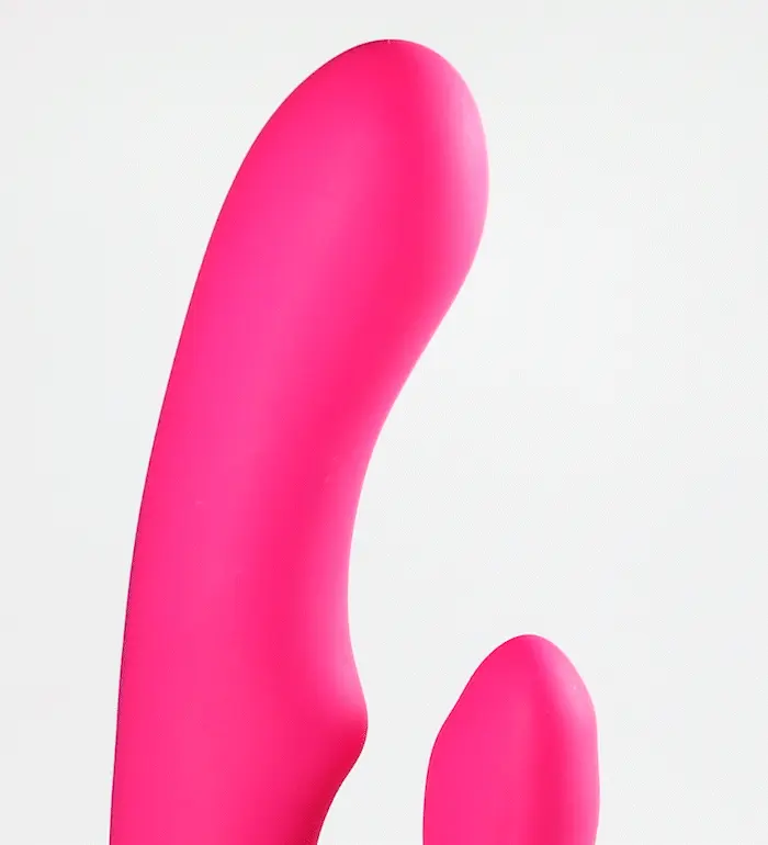 Vibrator Ultra Rabbit FemmeFunn, 21 Moduri Stimulatoare, Silicon Premium, USB, Roz, 24.6 cm, #6, Erotic24.ro
