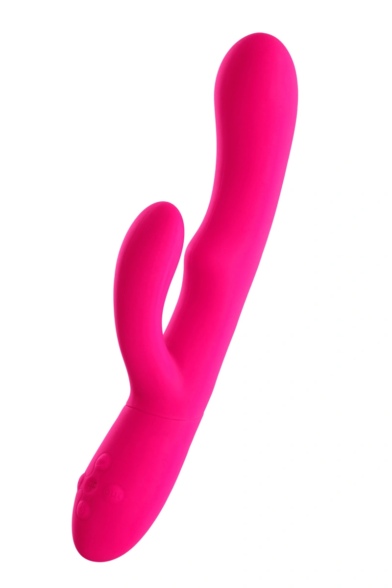 Vibrator Ultra Rabbit FemmeFunn, 21 Moduri Stimulatoare, Silicon Premium, USB, Roz, 24.6 cm, #2, Erotic24.ro