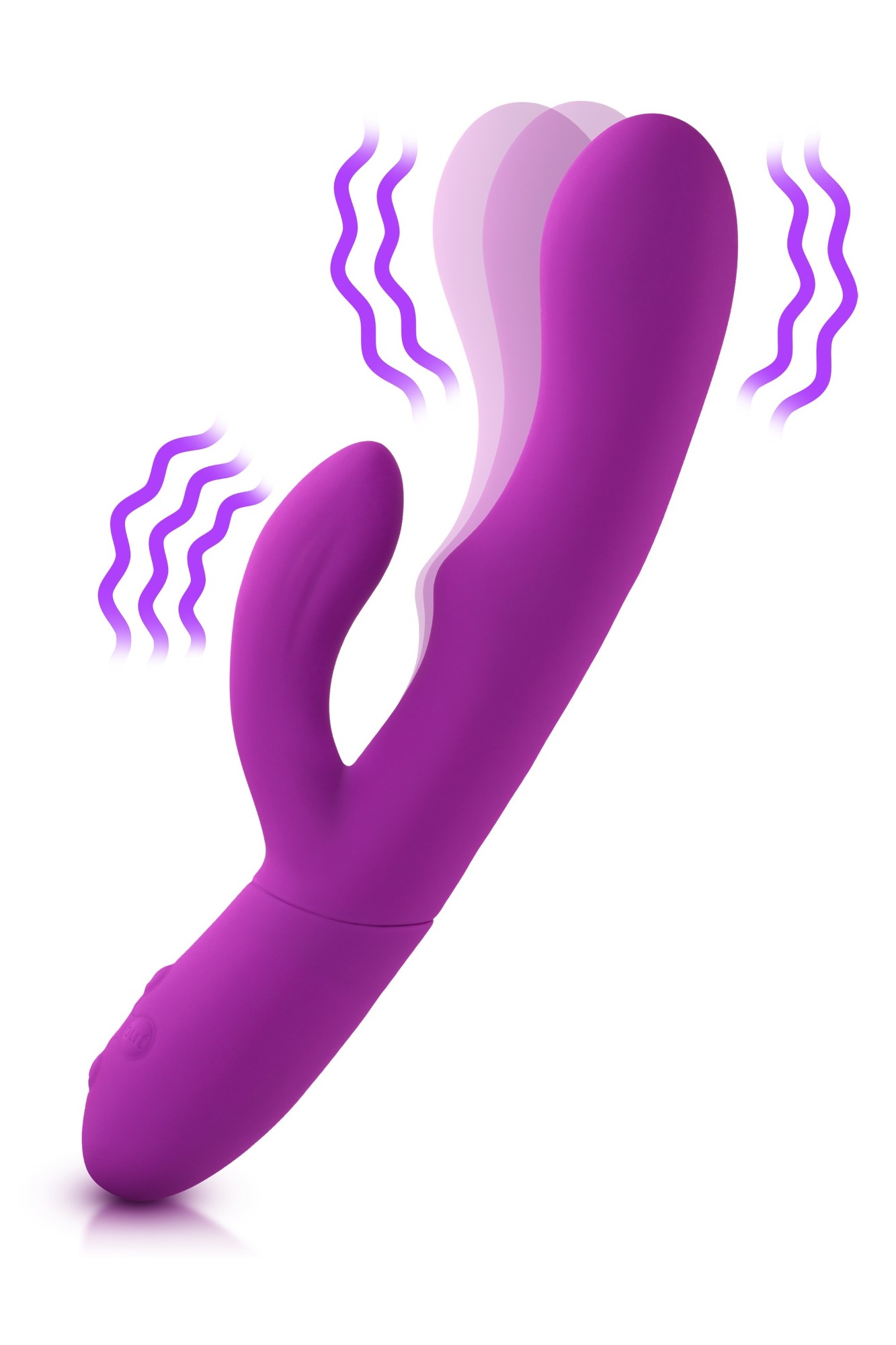 Vibrator Ultra Rabbit FemmeFunn, 21 Moduri Stimulatoare, Silicon Premium, USB, Mov, 24.6 cm