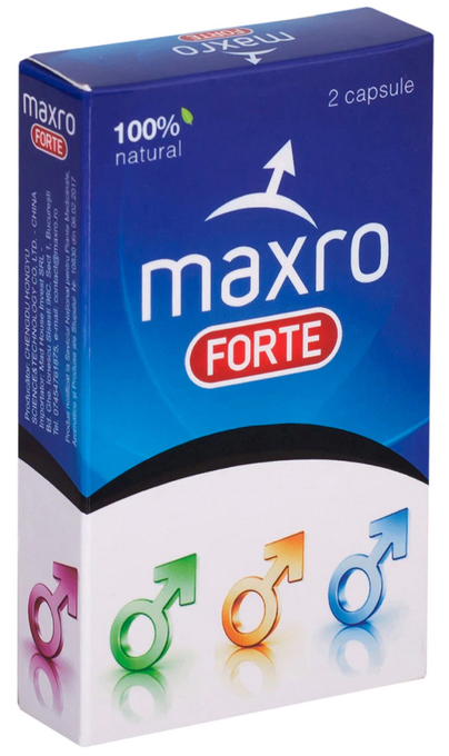 Capsule pentru Cresterea Performantei Sexuale Maxro Forte 10 buc, #2, Erotic24.ro