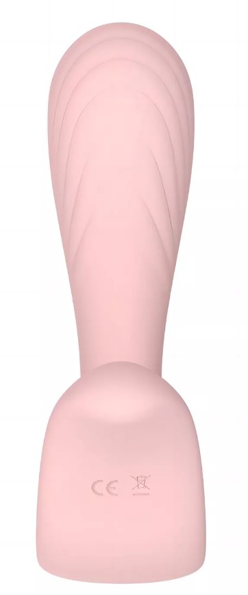 Stimulator Confidence 10 Moduri Vibratii, Silicon, USB, Roz, 12 cm, Mokko Toys, Velvet Obsession, #10, Erotic24.ro