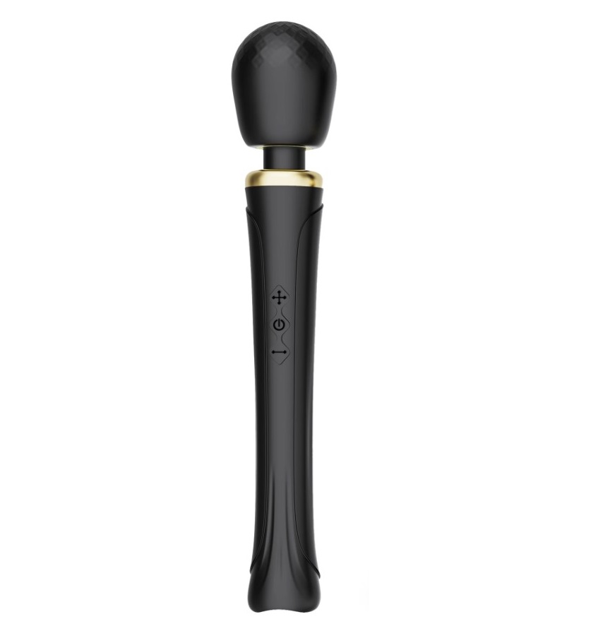 Vibrator Black Art, 20 Moduri Vibratii, Silicon, USB, Negru, 31 cm, Guilty Toys, Glamour, #1, Erotic24.ro