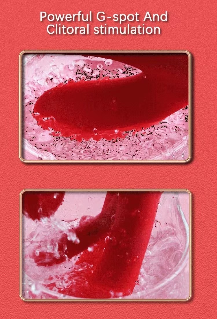 Vibrator Magnus, 7 Vibrating & 7 Patting Modes, Silicon, USB, Rosu, 24 cm, Passion Labs, Sensations, #5, Erotic24.ro