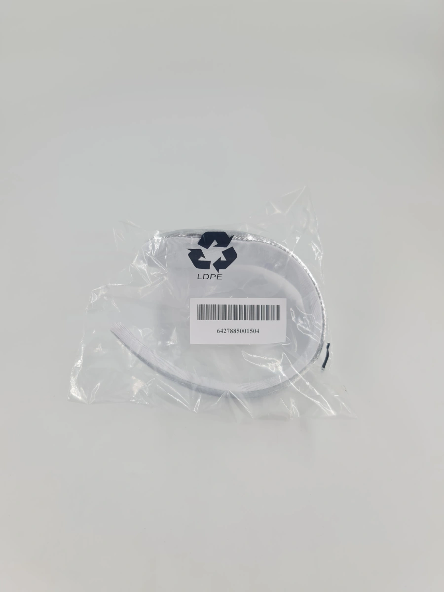 Bikini fara Bretele, Aspect Metalizat, Argintiu, S-L, #3, Erotic24.ro