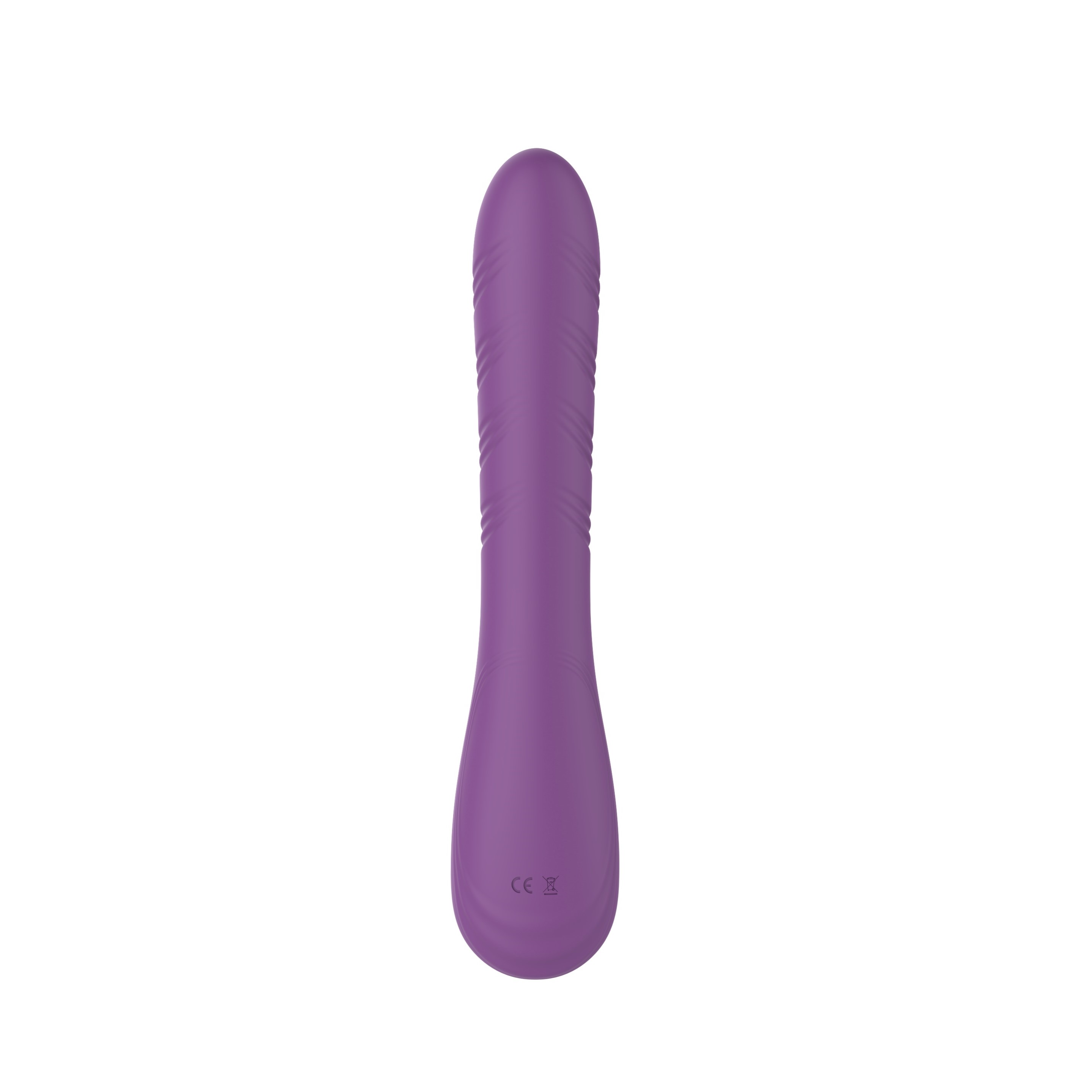 Vibrator Iepuras Lizzie, Vibrating&Twisting, 10+4 Moduri Stimulatoare, Silicon, USB Magnetic, Violet, 24 cm, Mokko Toys, Good Vibes, #6, Erotic24.ro