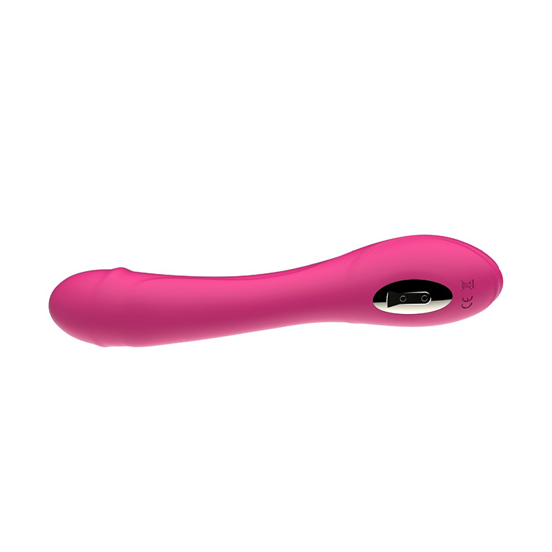 Vibrator Chanel, 10 Moduri Vibratii, Silicon, USB Magnetic, Roz, 21.5 cm, Guilty Toys, #6, Erotic24.ro