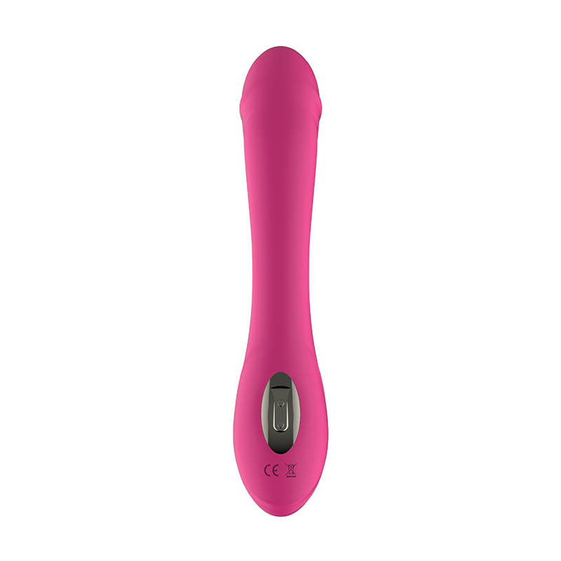 Vibrator Chanel, 10 Moduri Vibratii, Silicon, USB Magnetic, Roz, 21.5 cm, Guilty Toys, #4, Erotic24.ro