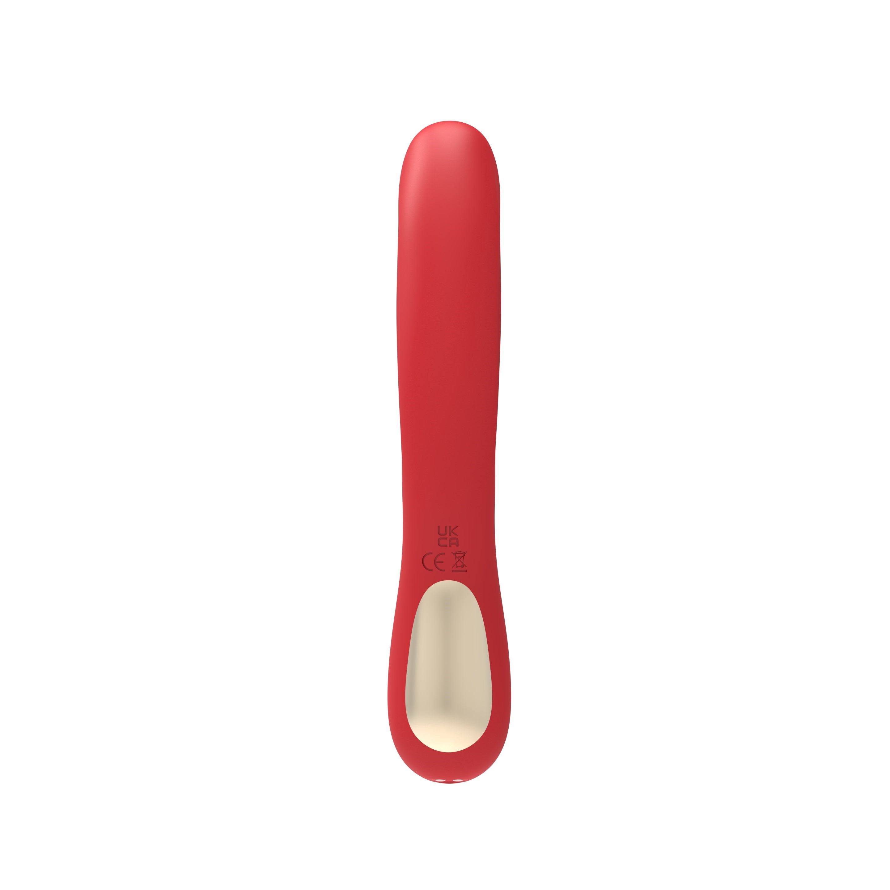 Vibrator Iepuras Crush, 10+10 Moduri Stimulatoare, Silicon, USB Magnetic, Rosu, 20.5 cm, Passion Labs, Sensations, #5, Erotic24.ro
