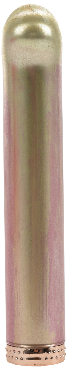 Vibrator G-Spot Vibe Glass, 10 Moduri Vibratii, Sticla, USB Magnetic, Rose Gold, 12 cm, Guilty Toys, Glamour, #2, Erotic24.ro