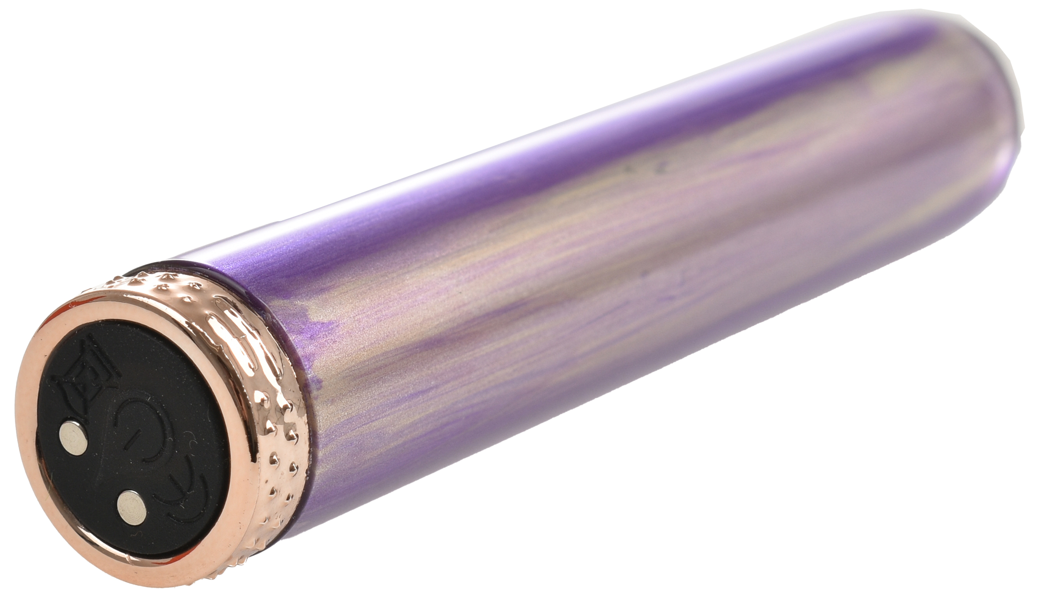 Vibrator Classic Vibe Glass, 10 Moduri Vibratii, Sticla, USB Magnetic, Auriu, 12 cm, Guilty Toys, Glamour, #4, Erotic24.ro