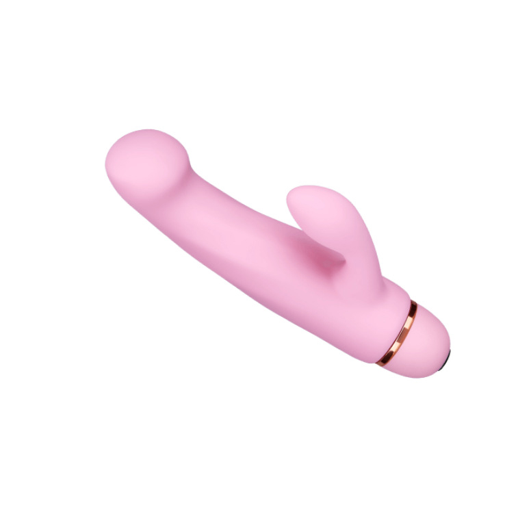 Vibrator Iepuras Blush, 20 Moduri Vibratii, Silicon, Roz, 17 cm, Passion Labs, Sensations, Nr. 2, Erotic24.ro