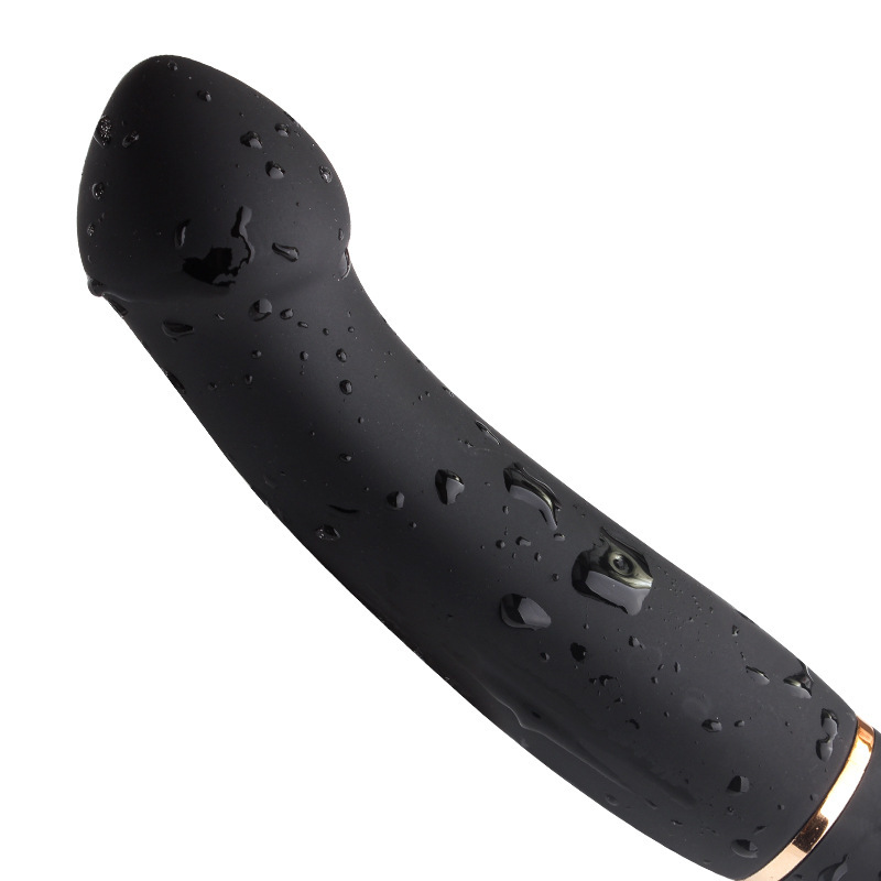 Vibrator Ness, 20 Moduri Vibratii, Silicon, Negru, 17 cm, Guilty Toys, #6, Erotic24.ro