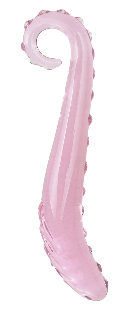 Dildo Tentacle, Sticla Premium, Roz, 16 cm, Passion Labs