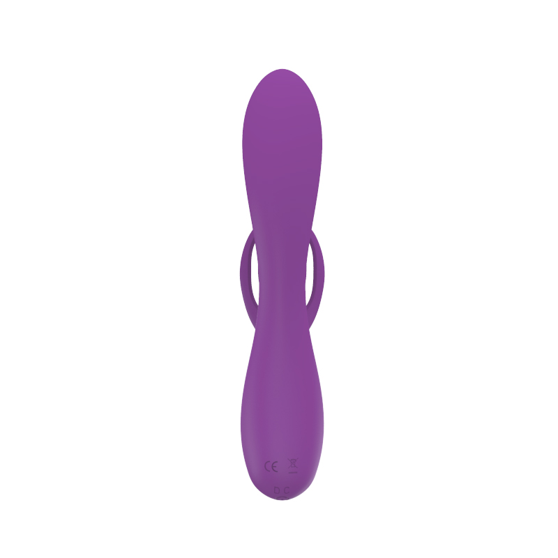 Vibrator Iepuras Dahlia, 10 Moduri Vibratii, Silicon Lichid, USB, Violet, 19.5 cm, Mokko Toys, Velvet Obsession, #5, Erotic24.ro