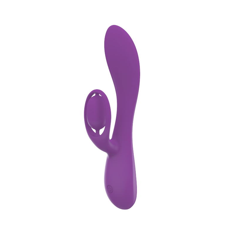 Vibrator Iepuras Dahlia, 10 Moduri Vibratii, Silicon Lichid, USB, Violet, 19.5 cm, Mokko Toys, Velvet Obsession, #2, Erotic24.ro