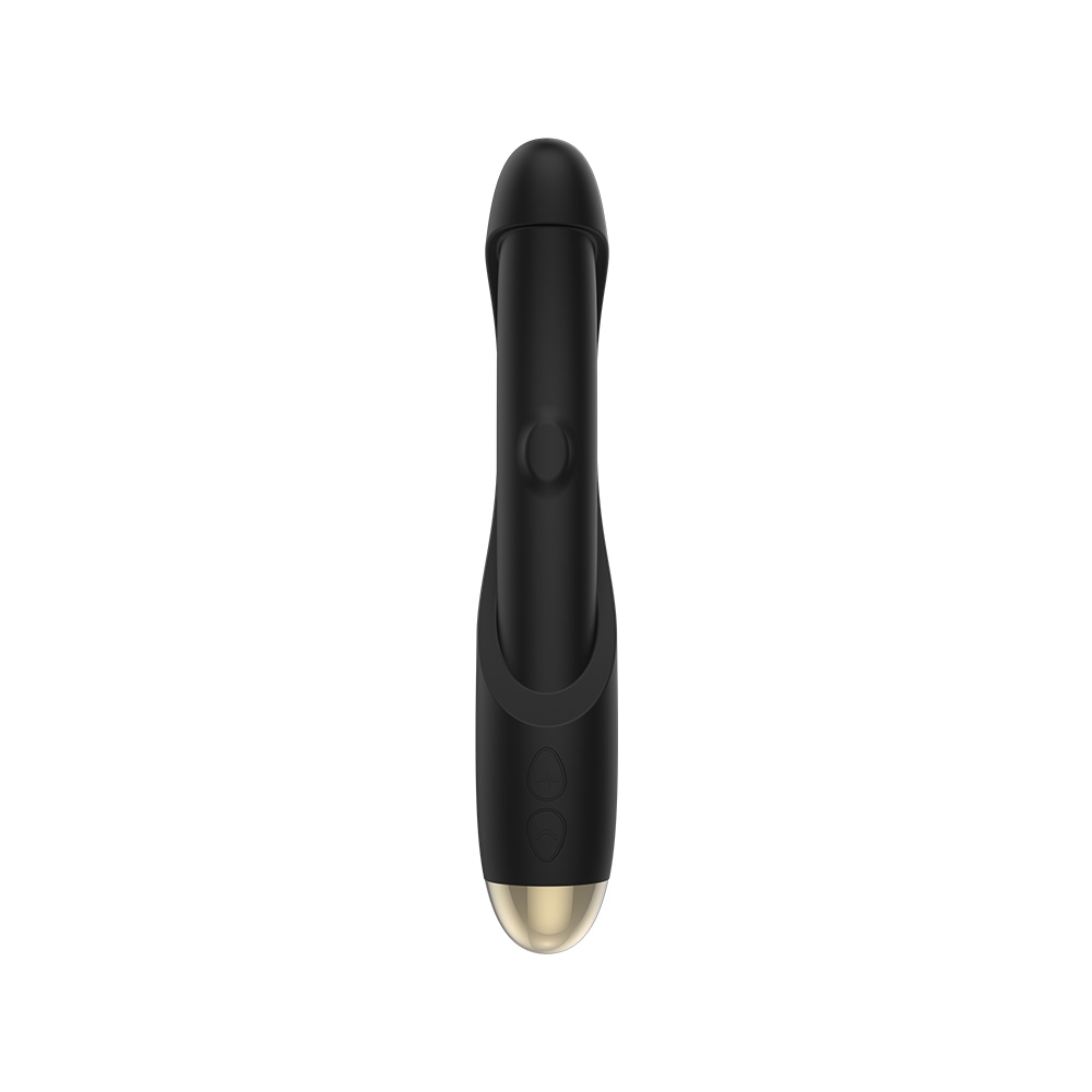 Vibrator Twilight, Vibrating&Patting, 10+10 Moduri Stimulatoare, USB Magnetic, Silicon, Negru, 21 cm, Guilty Toys, Glamour, #5, Erotic24.ro