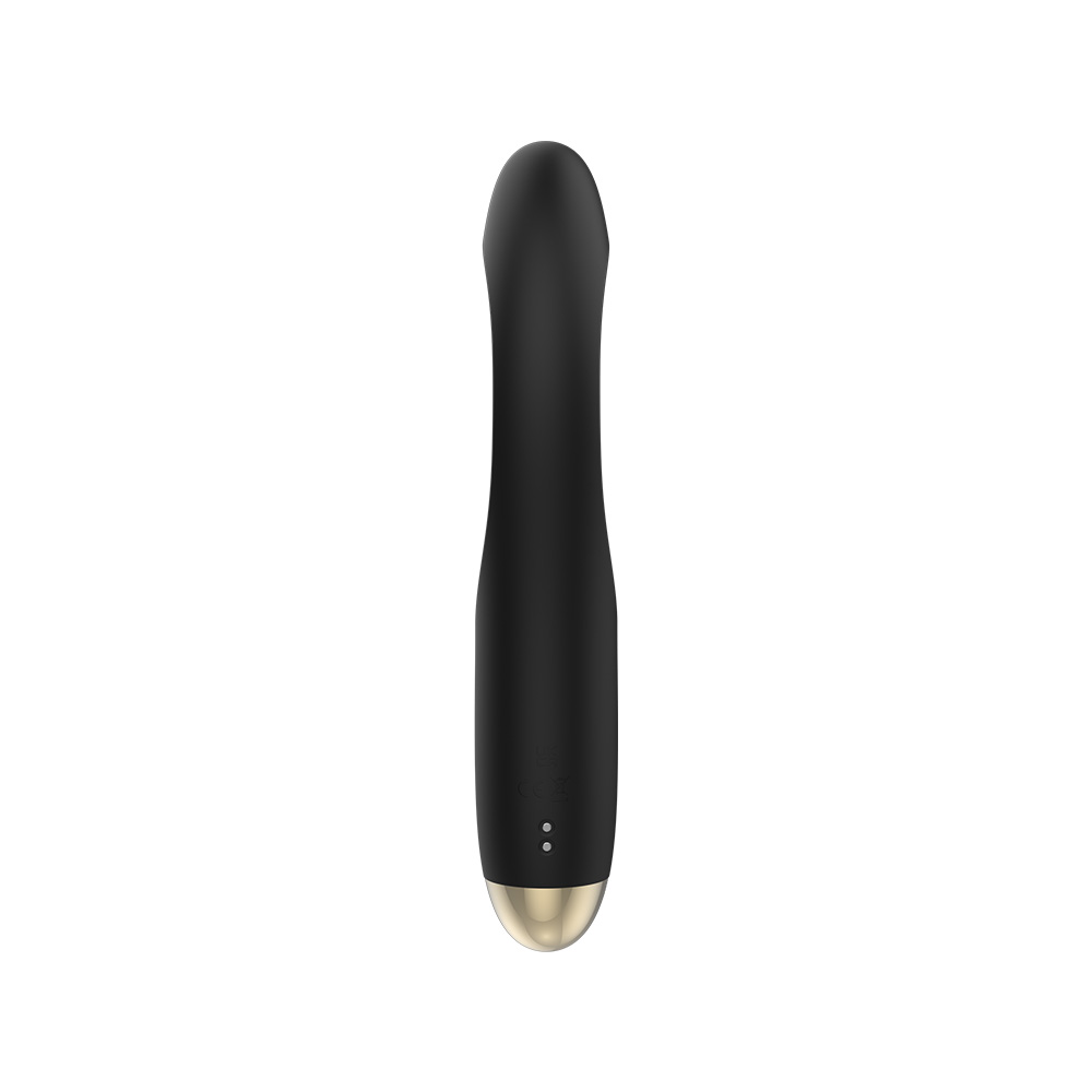 Vibrator Twilight, Vibrating&Patting, 10+10 Moduri Stimulatoare, USB Magnetic, Silicon, Negru, 21 cm, Guilty Toys, Glamour, #6, Erotic24.ro