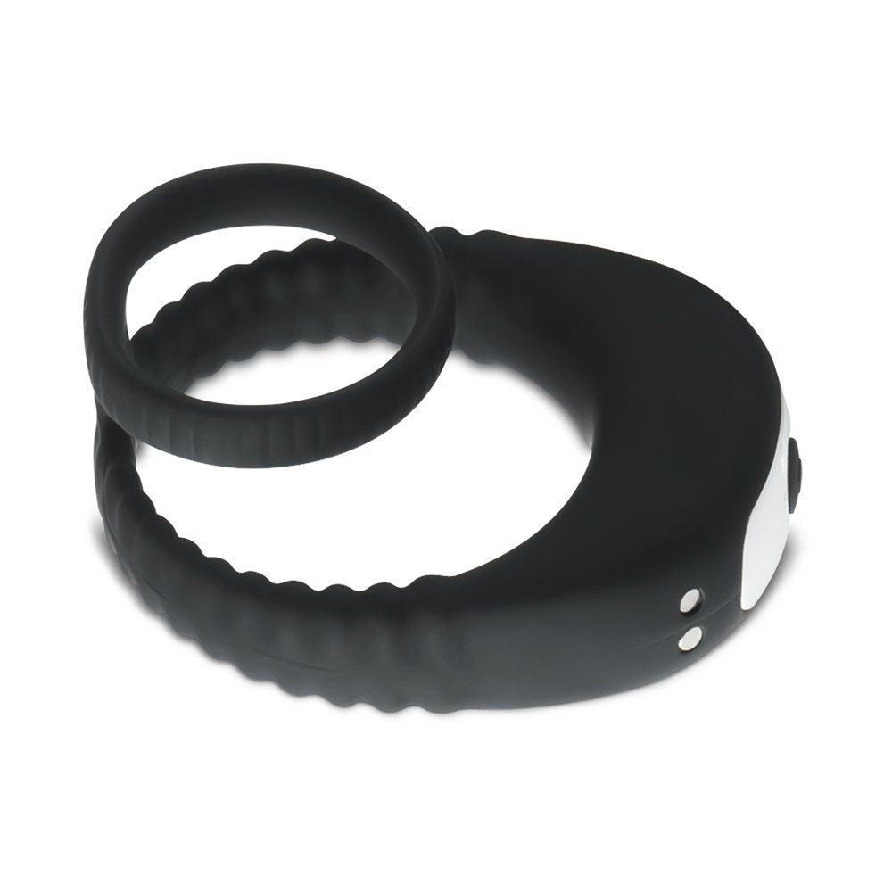 Inel Penis Mario, 10 Moduri Vibratii, Silicon, USB Magnetic, Negru, Guilty Toys, Mighty Warrior, #2, Erotic24.ro