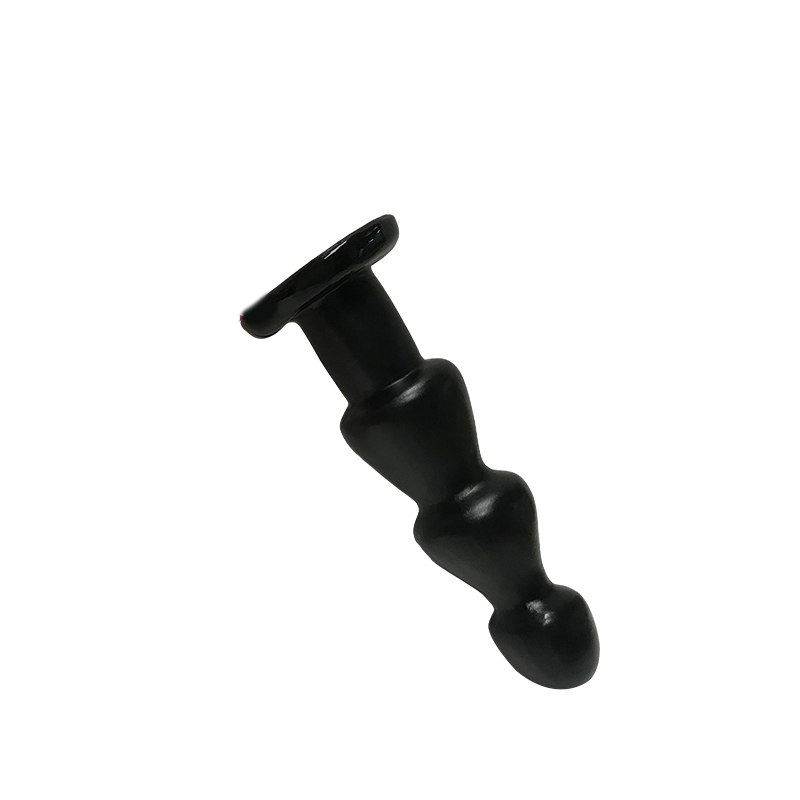 Dildo Porter cu Ventuza, PVC, Negru, 23.5 cm, Passion Labs, Sensations, Nr. 2, Erotic24.ro