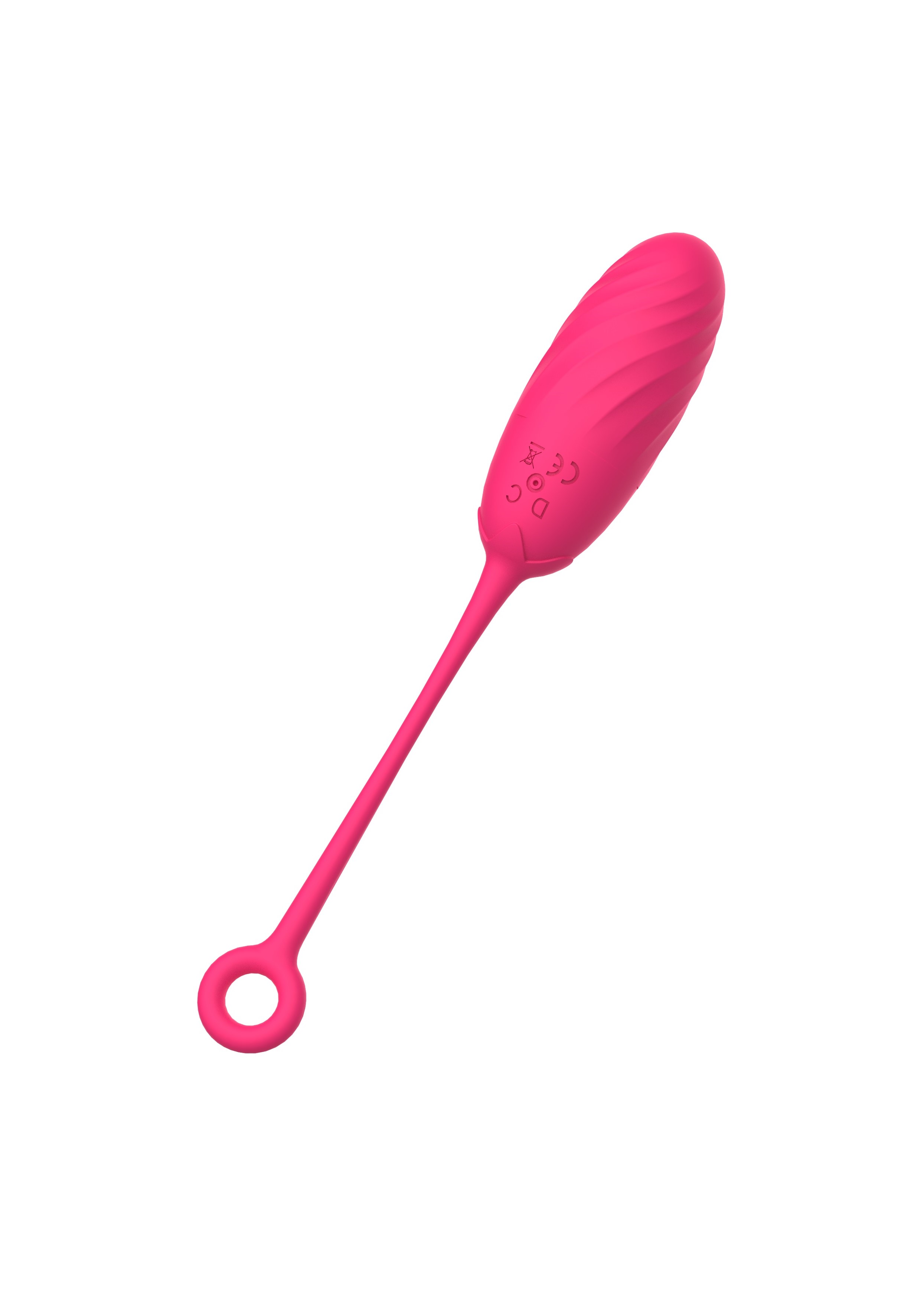 Ou Vibrator Pearl Love Egg, 10 Moduri Vibratii, Remote Control, Silicon, USB, Roz, 19.5 cm, Guilty Toys, Sexxify, #5, Erotic24.ro