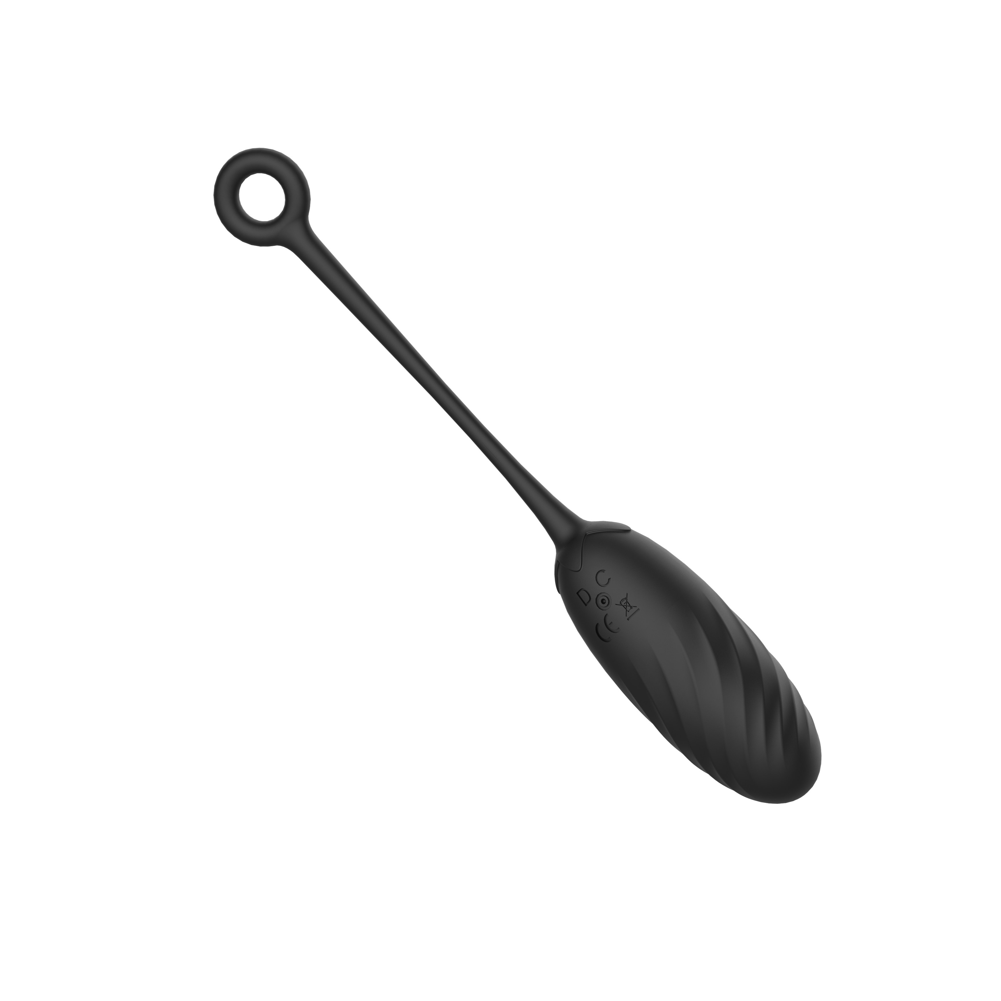 Ou Vibrator Pearl Love Egg, 10 Moduri Vibratii, Remote Control, Silicon, USB, Negru, 19.5 cm, Guilty Toys, Sexxify, #4, Erotic24.ro
