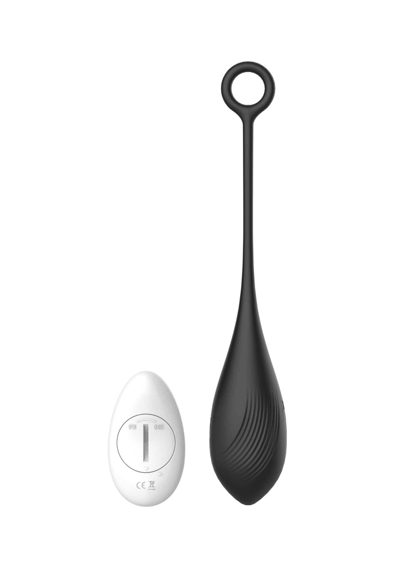 Ou Vibrator Belle Love Egg, 10 Moduri Vibratii, Remote Control, Silicon, USB, Negru, 20.4 cm, Mokko Toys, Velvet Obsession, #2, Erotic24.ro