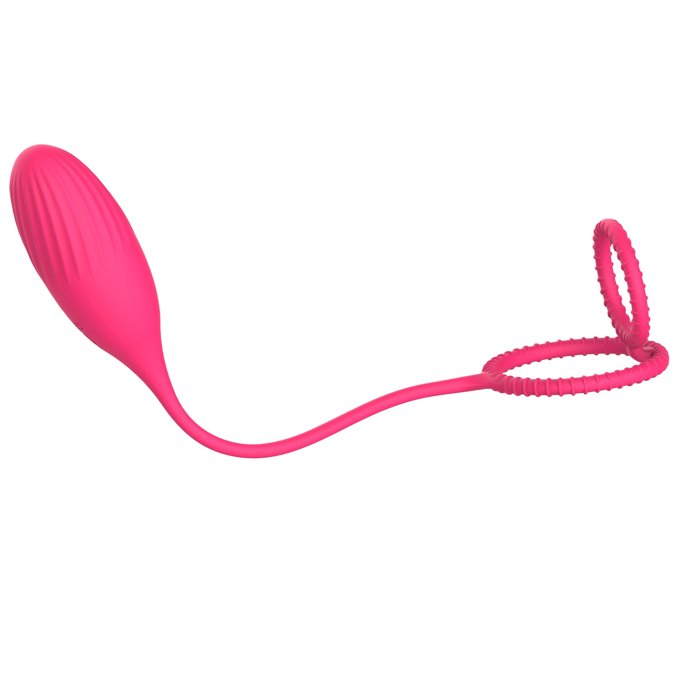 Ou Vibrator Elia Love Egg, 10 Moduri Vibratii, Remote Control, Silicon, USB, Roz, 21.4 cm, Mokko Toys, Velvet Obsession, #6, Erotic24.ro