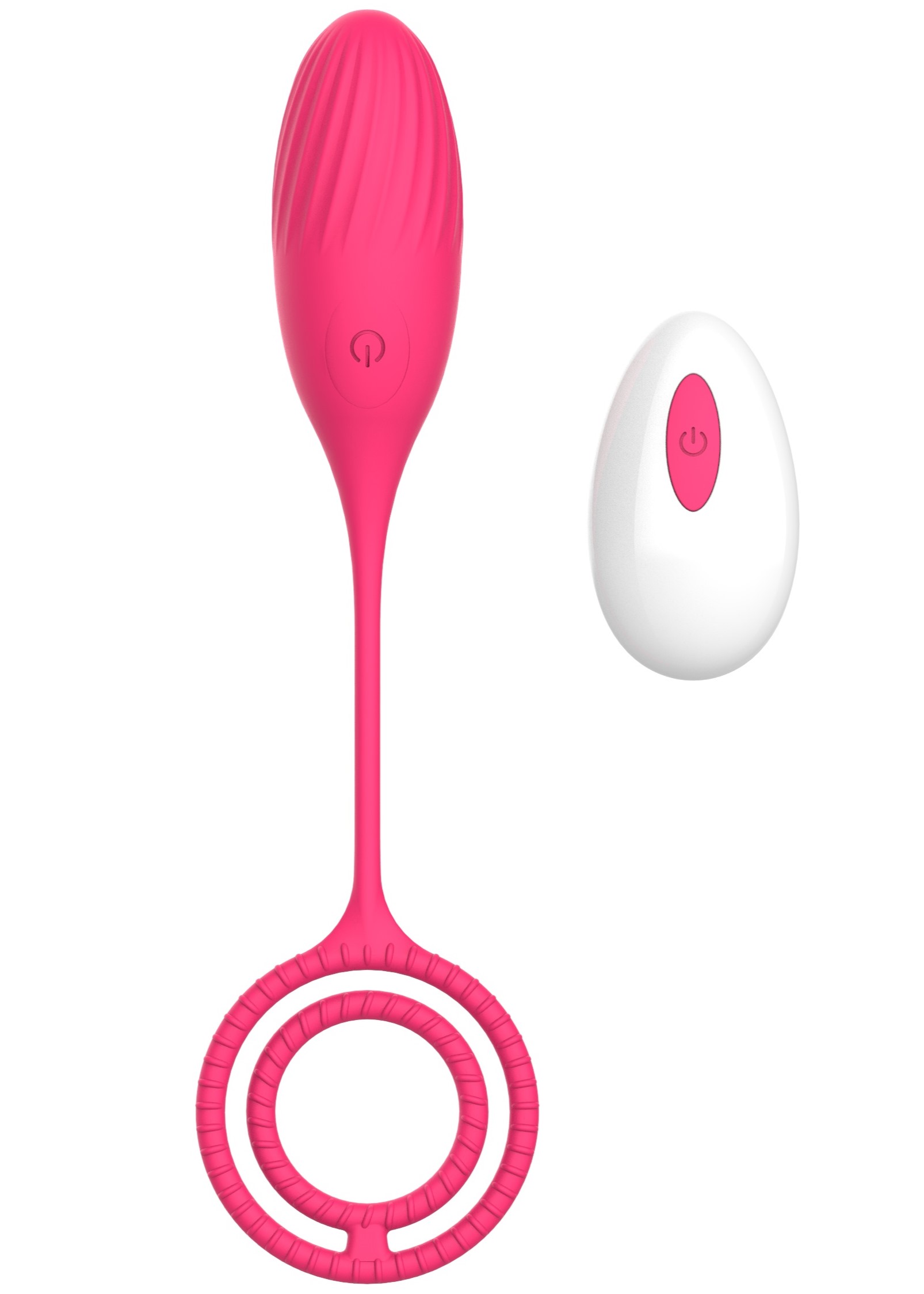Ou Vibrator Elia Love Egg, 10 Moduri Vibratii, Remote Control, Silicon, USB, Roz, 21.4 cm, Mokko Toys, Velvet Obsession