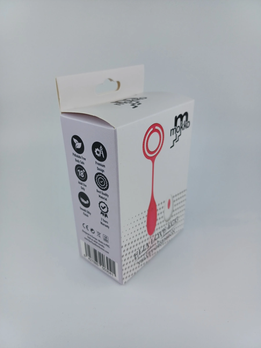 Ou Vibrator Elia Love Egg, 10 Moduri Vibratii, Remote Control, Silicon, USB, Roz, 21.4 cm, Mokko Toys, Velvet Obsession, #7, Erotic24.ro