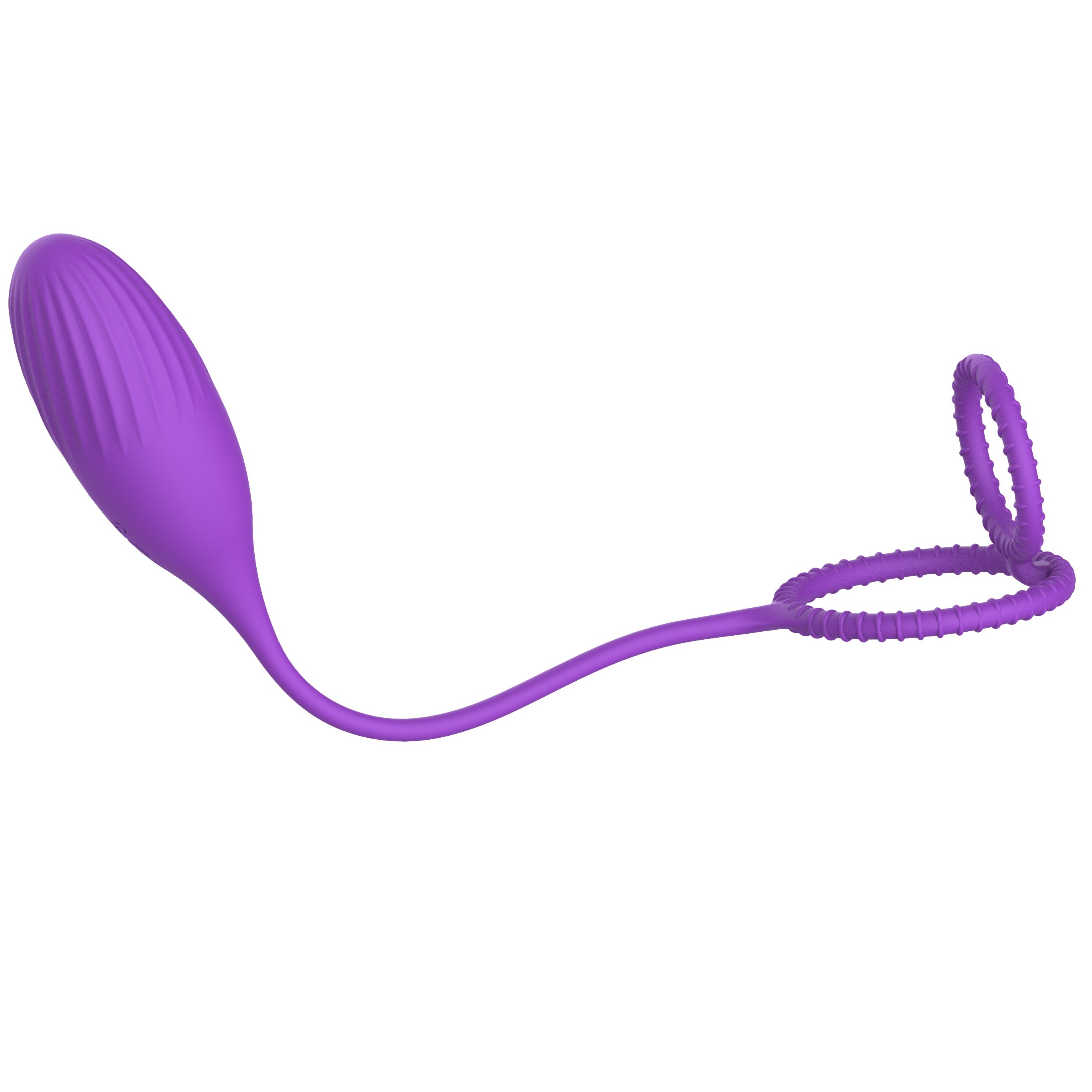 Ou Vibrator Elia Love Egg, 10 Moduri Vibratii, Remote Control, Silicon, USB, Violet, 21.4 cm, Mokko Toys, Velvet Obsession, #5, Erotic24.ro