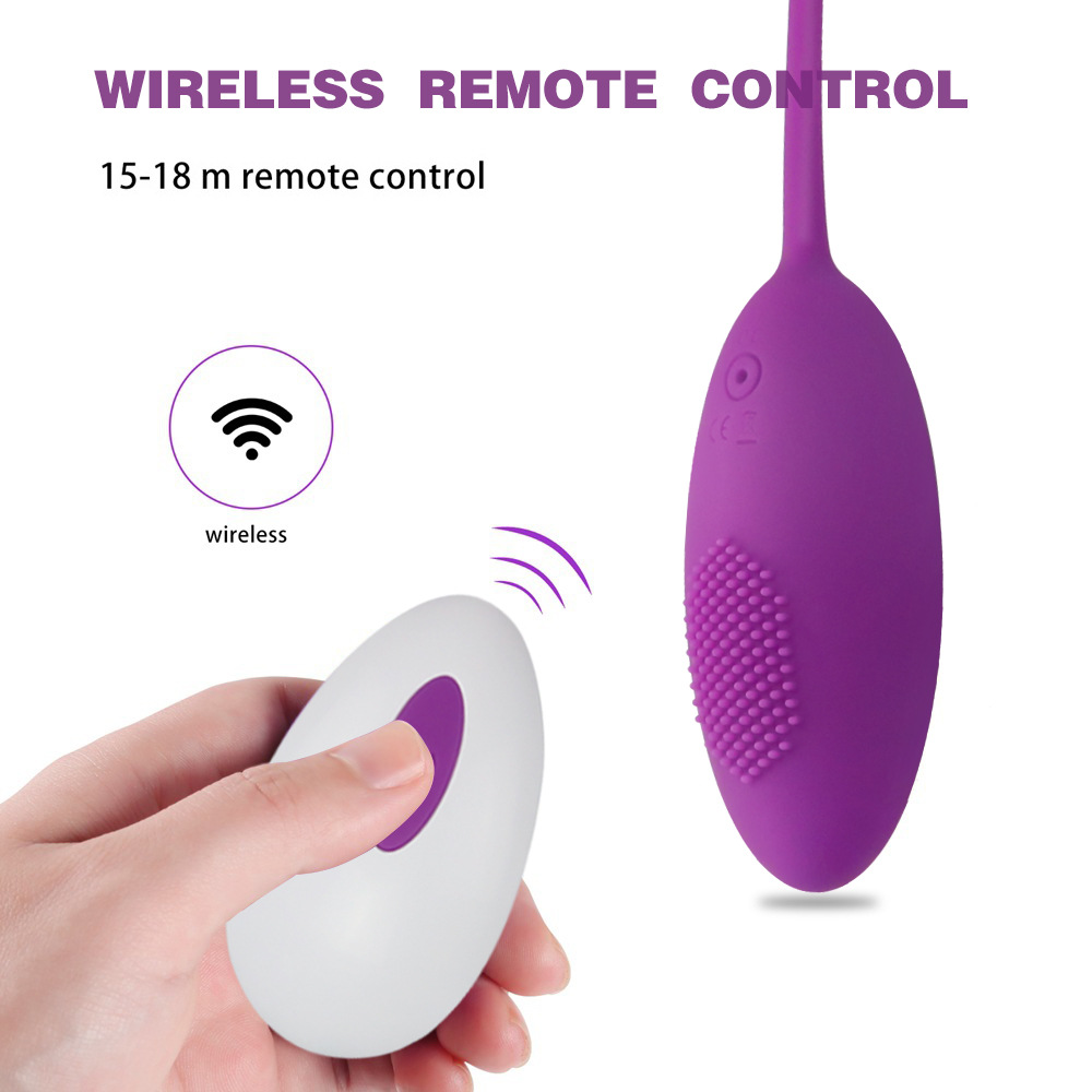 Ou Vibrator Kate, Remote Control, 10 Moduri Vibratii, Silicon, USB, Mov, Passion Labs, Nr. 2, Erotic24.ro