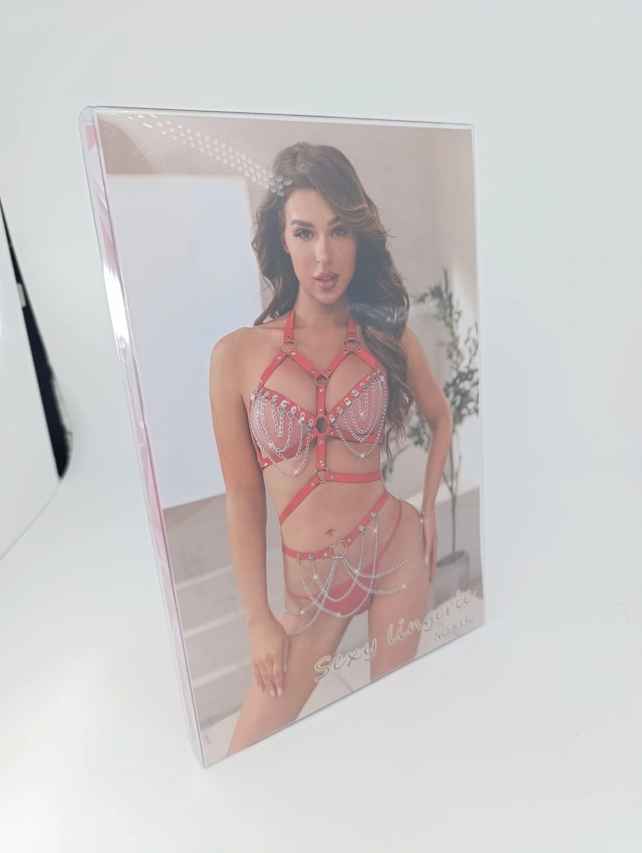 Set Lenjerie Reddish 3 Piese, S-L, Nr. 4, Erotic24.ro