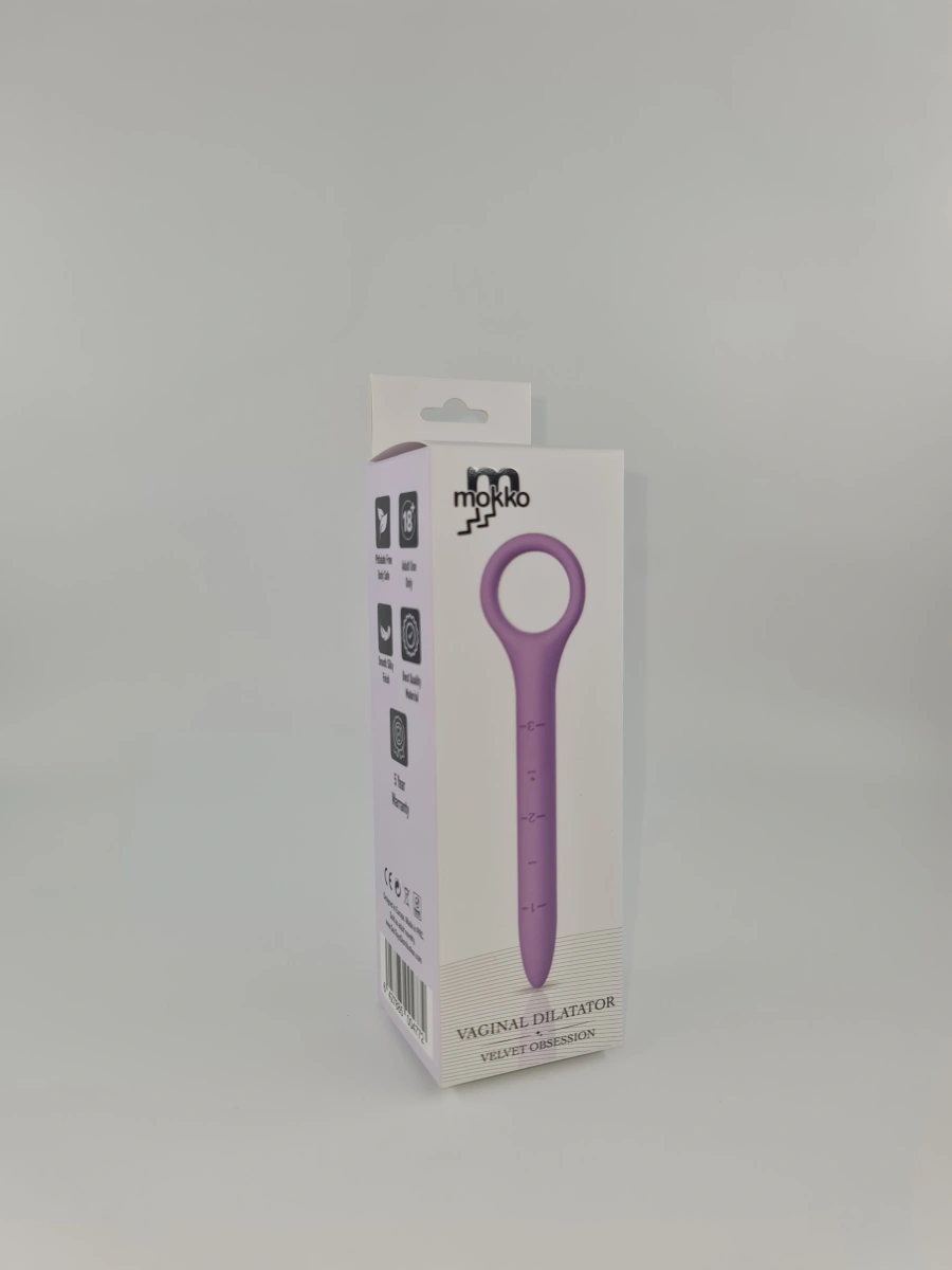 Dilatator Vaginal, Small, Silicon, Mov, 12.5 cm, Mokko Toys, Velvet Obsession, #2, Erotic24.ro