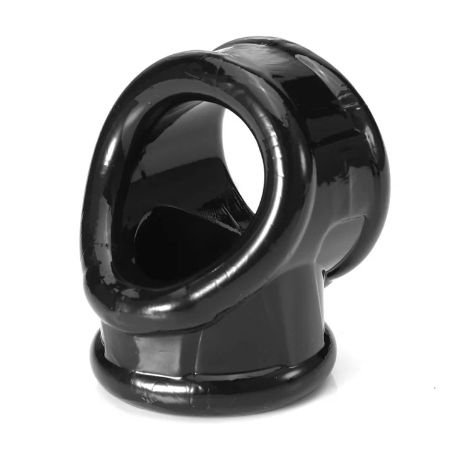 Inel Penis Triple Power, Silicon, Negru, Guilty Toys, Mighty Warrior, #1, Erotic24.ro